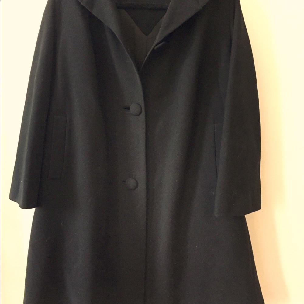 SOLD - 1960s Heavy Wool Swing Coat